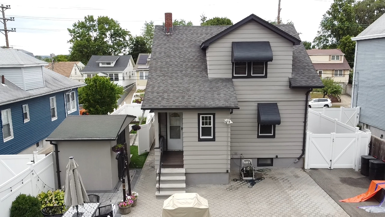 After — Whole-house siding repaint
