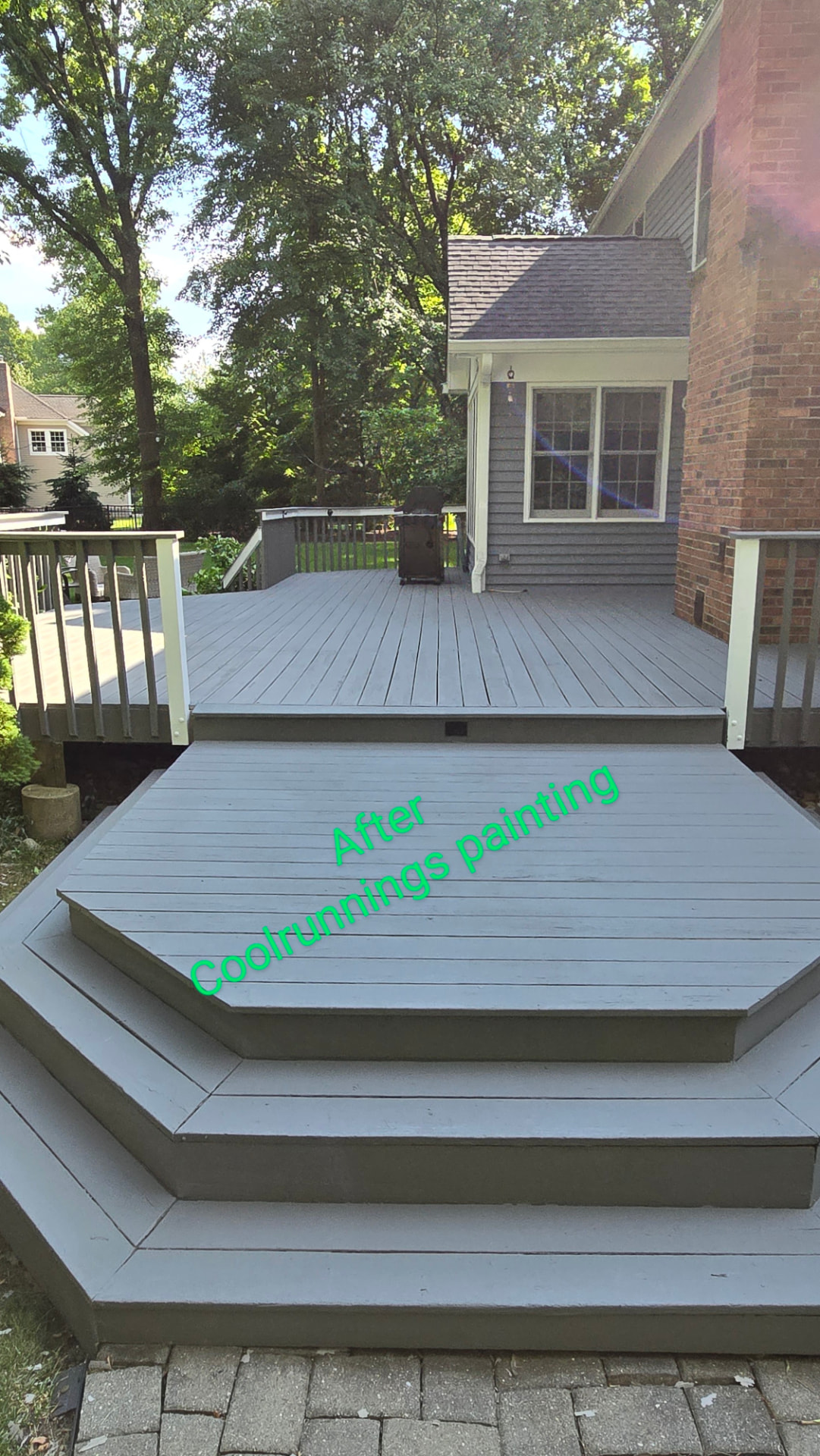 After — Deck and steps repaint