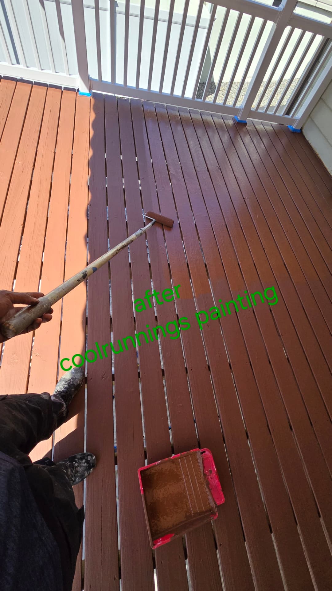 Deck Painting & Staining project example
