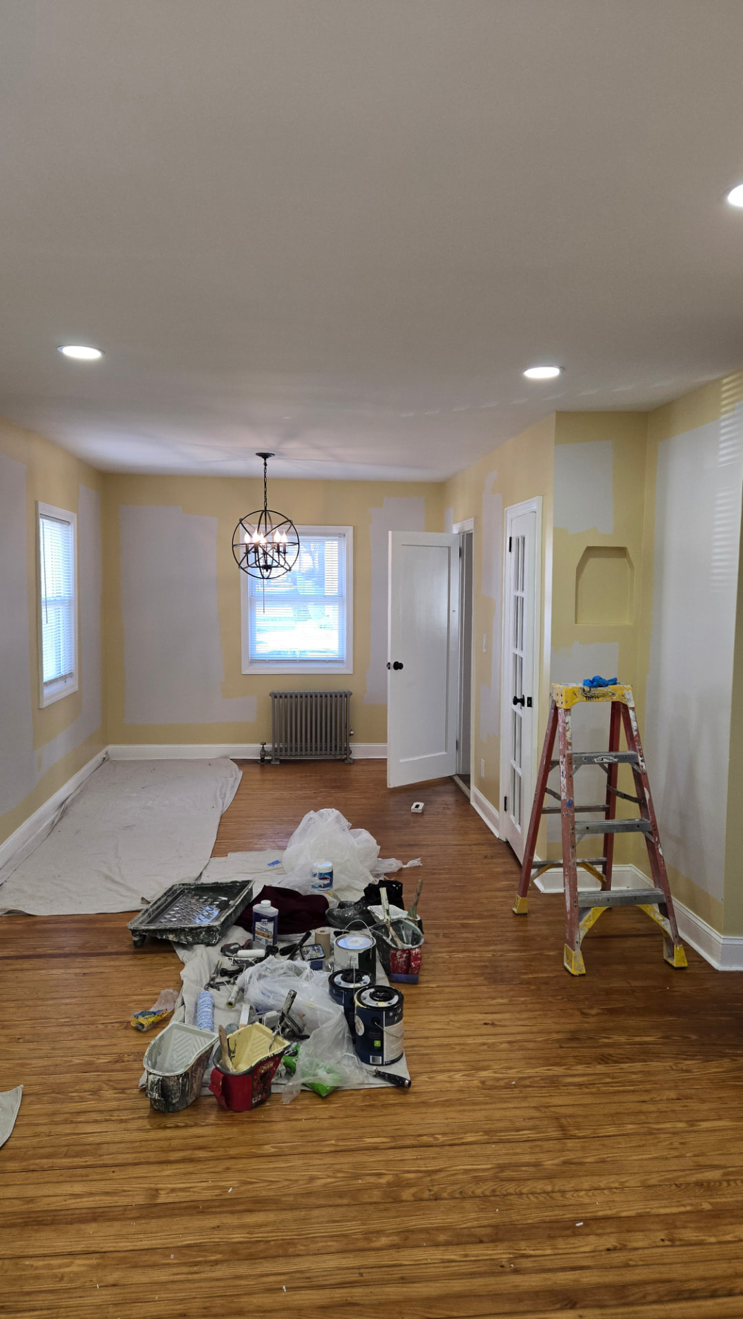 Before — Dining & living room repaint
