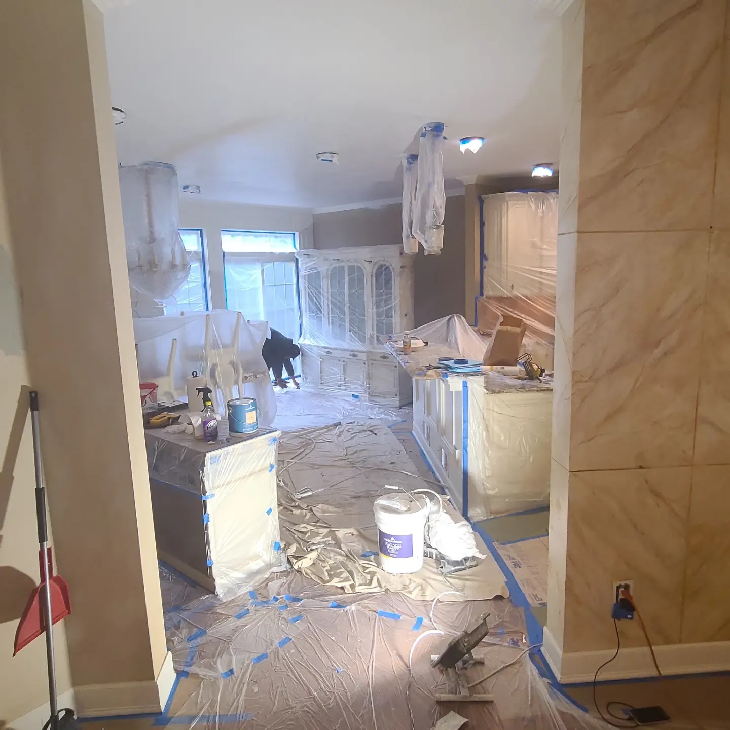 Before — Kitchen & great room repaint