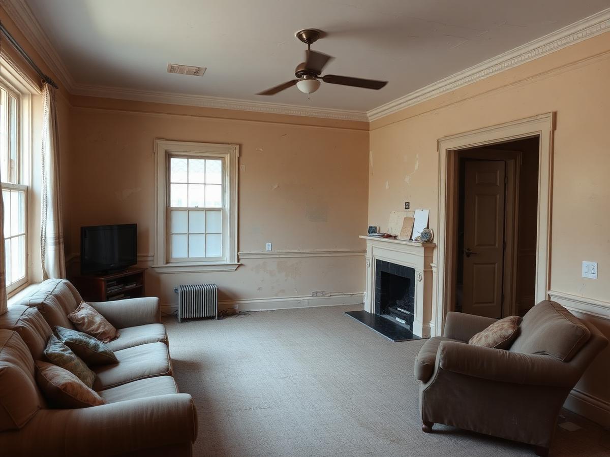Before — Living room repaint